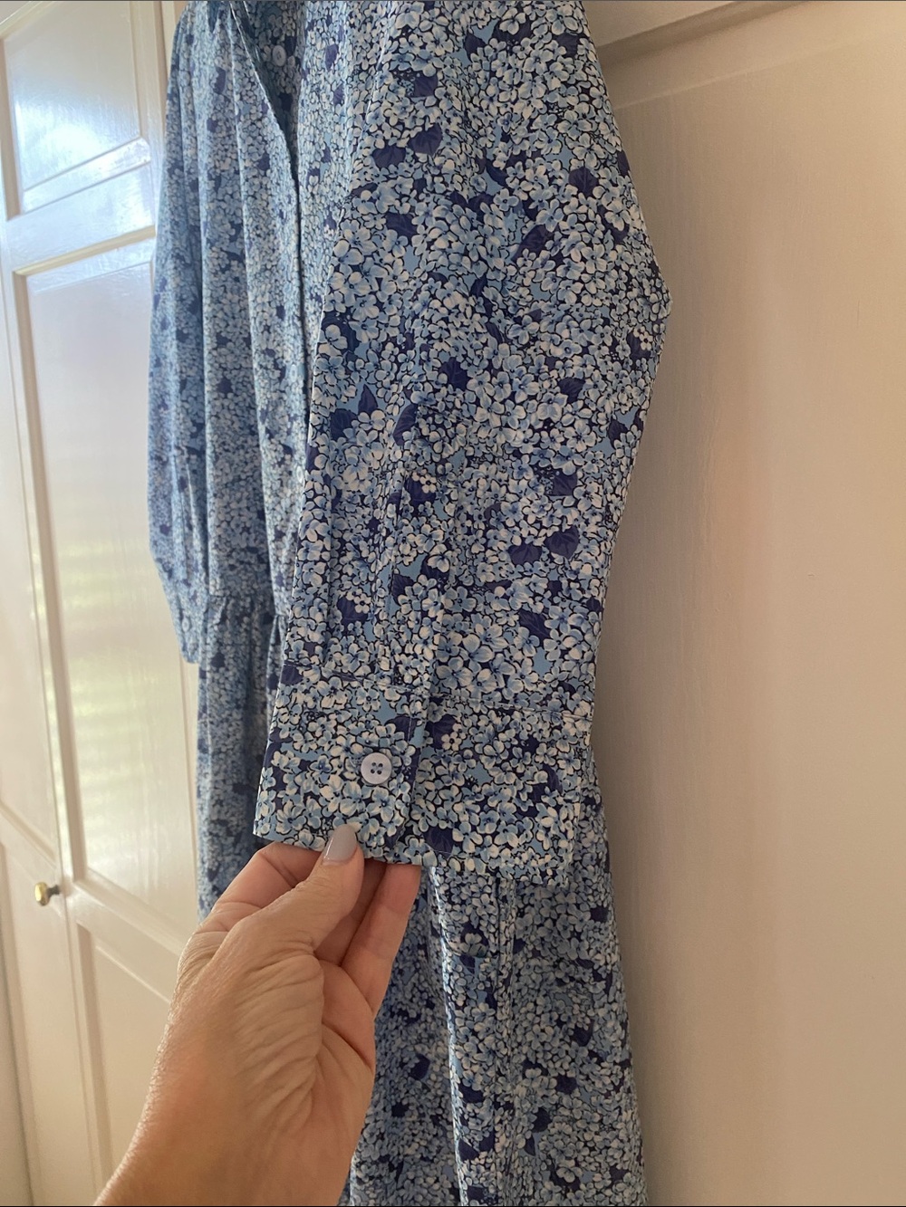Tuckernuck Blue Floral Button-Front Dress - Picture 5 of 8